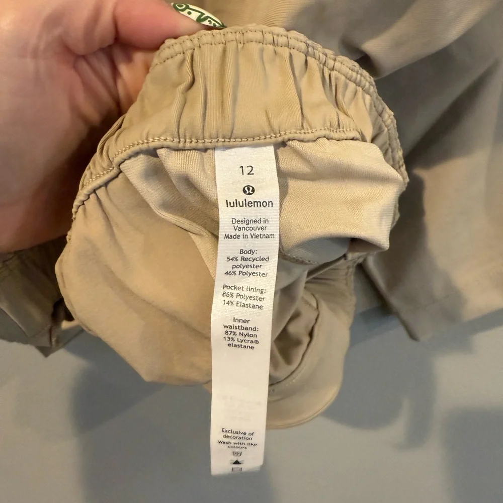 NWT Your True Trouser Pant 7/8 in Trench (khaki) - size 12 - Picture 6 of 7